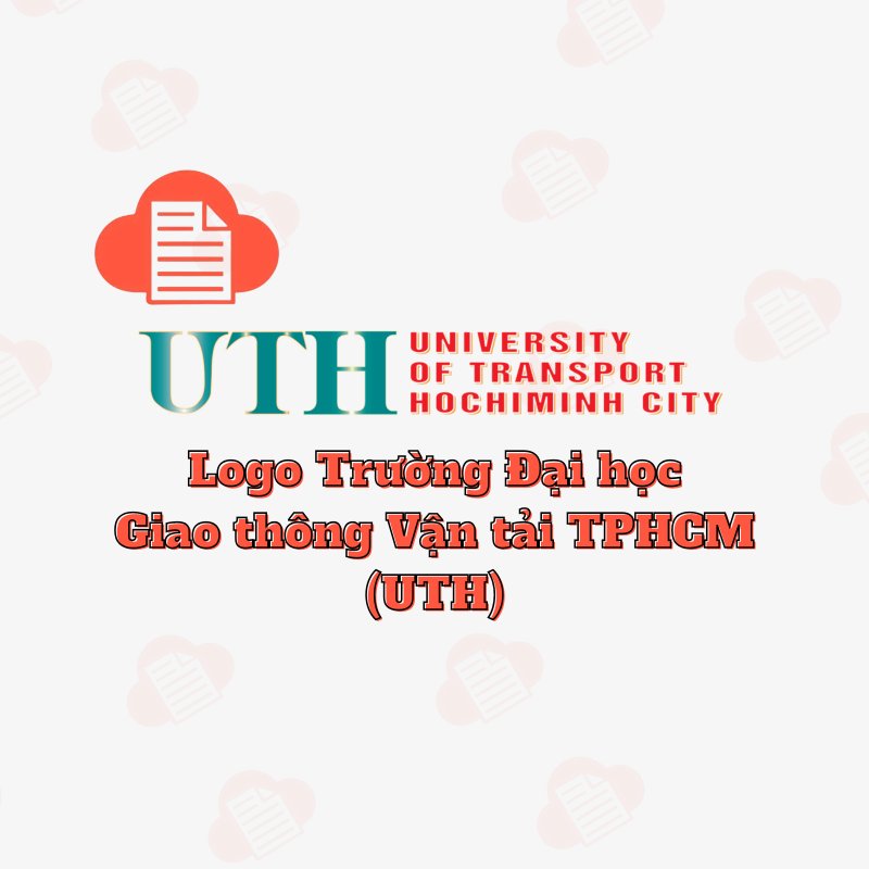 Logo Trường Đại học Giao thông Vận tải TPHCM (UTH) Tách Nền logo dai hoc giao thong van tai uth 2