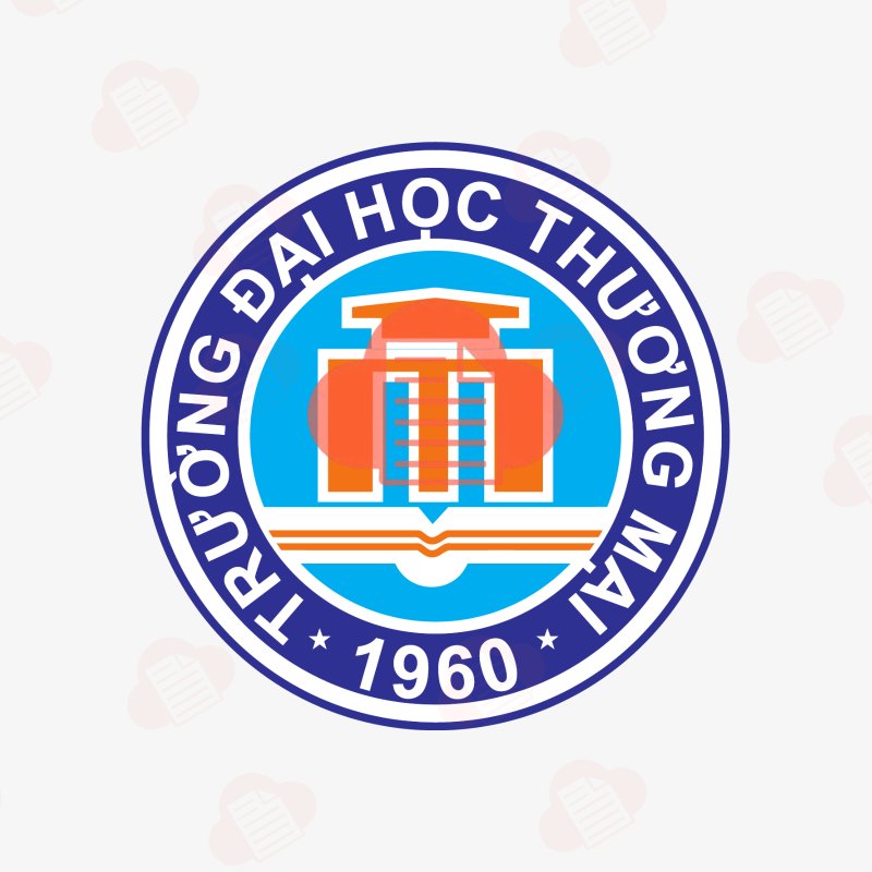 logo dai hoc thuong mai tmu 1